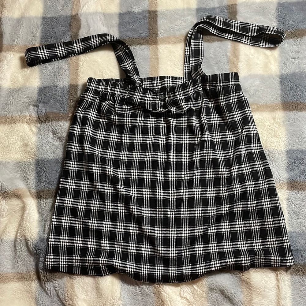 Shein skirt with suspenders